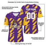 personalized east carolina pirates stripe block purple jersey best selling