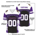 personalized east carolina pirates tire arrows purple black white jersey best selling