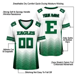 personalized eastern michigan eagles halftone sweep white black jersey best selling