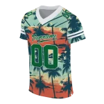 personalized eastern michigan eagles horizon palm sunset jersey best selling