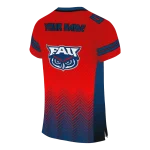 personalized florida atlantic owls halftone sweep red black jersey best selling