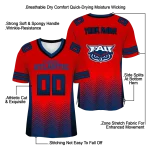 personalized florida atlantic owls halftone sweep red black jersey best selling