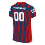 personalized florida atlantic owls stripe splatter blue jersey best selling