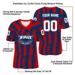 personalized florida atlantic owls stripe splatter blue jersey best selling