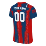personalized florida atlantic owls striped texture blue jersey best selling