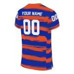 personalized florida gators art stripe blue jersey best selling