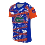 personalized florida gators camo shatter blue jersey best selling