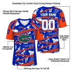 personalized florida gators camo shatter blue jersey best selling