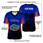 personalized florida gators halftone flow blue black jersey best selling