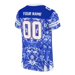 personalized florida gators mirrored pattern blue jersey best selling