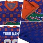 personalized florida gators stacked rectangle blue jersey best selling