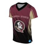 personalized florida state seminoles halftone flow garnet black jersey best selling