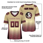 personalized florida state seminoles halftone sweep gold black jersey best selling
