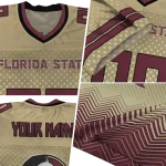personalized florida state seminoles halftone sweep gold black jersey best selling