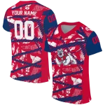 personalized fresno state bulldogs camo shatter red jersey best selling