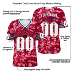 personalized fresno state bulldogs camouflage abstract red jersey best selling