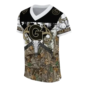 personalized georgetown hoyas antler skull camouflage hunting jersey fashion forward