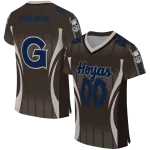 personalized georgetown hoyas dynamic dots grey jersey best selling