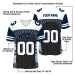 personalized georgetown hoyas tire arrows blue black white jersey best selling
