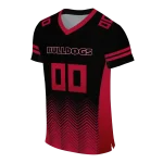 personalized georgia bulldogs halftone sweep black jersey best selling