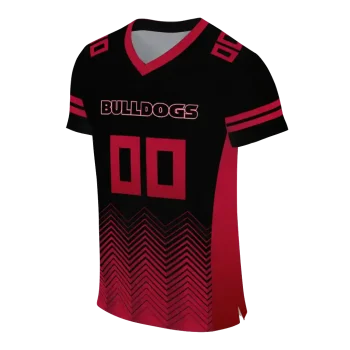 personalized georgia bulldogs halftone sweep black jersey fashion forward