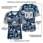 personalized georgia southern eagles camo shatter blue jersey best selling