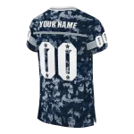 personalized georgia southern eagles camouflage abstract blue jersey best selling