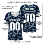 personalized georgia southern eagles camouflage abstract blue jersey best selling