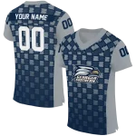 personalized georgia southern eagles stacked rectangle blue jersey best selling