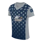 personalized georgia southern eagles stacked rectangle blue jersey best selling