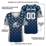 personalized georgia southern eagles stacked rectangle blue jersey best selling