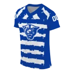 personalized georgia state panthers layered grids blue jersey best selling