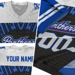 personalized georgia state panthers tire arrows blue black white jersey best selling