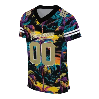 personalized georgia tech yellow jackets sundown palm jersey fashion forward