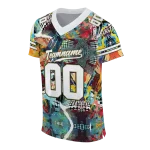 personalized georgia tech yellow jackets tribal face jersey best selling