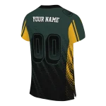 personalized green bay packers halftone fade green black jersey best selling