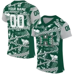 personalized hawaii rainbow warriors camo shatter green jersey best selling