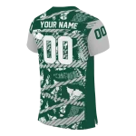personalized hawaii rainbow warriors camo shatter green jersey best selling