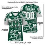 personalized hawaii rainbow warriors camo shatter green jersey best selling