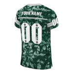 personalized hawaii rainbow warriors camouflage abstract green jersey best selling