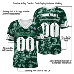 personalized hawaii rainbow warriors camouflage abstract green jersey best selling
