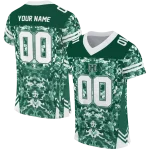 personalized hawaii rainbow warriors mirrored pattern green jersey best selling