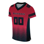personalized houston texans halftone sweep red black jersey best selling