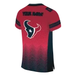 personalized houston texans halftone sweep red black jersey best selling