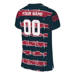 personalized houston texans layered grids blue jersey best selling