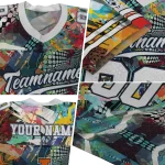 personalized illinois fighting illini tribal face jersey best selling