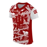 personalized indiana hoosiers camo shatter red jersey best selling