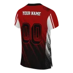 personalized indiana hoosiers halftone flow red black jersey best selling