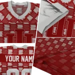 personalized indiana hoosiers stacked rectangle red jersey best selling