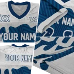 personalized indianapolis colts dripping flames blue white jersey best selling